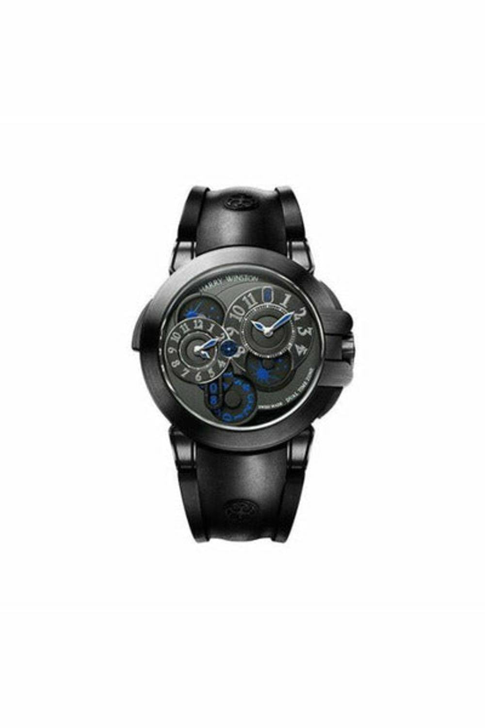 harry winston 44mm zalium men's watch-DUBAILUXURYWATCH