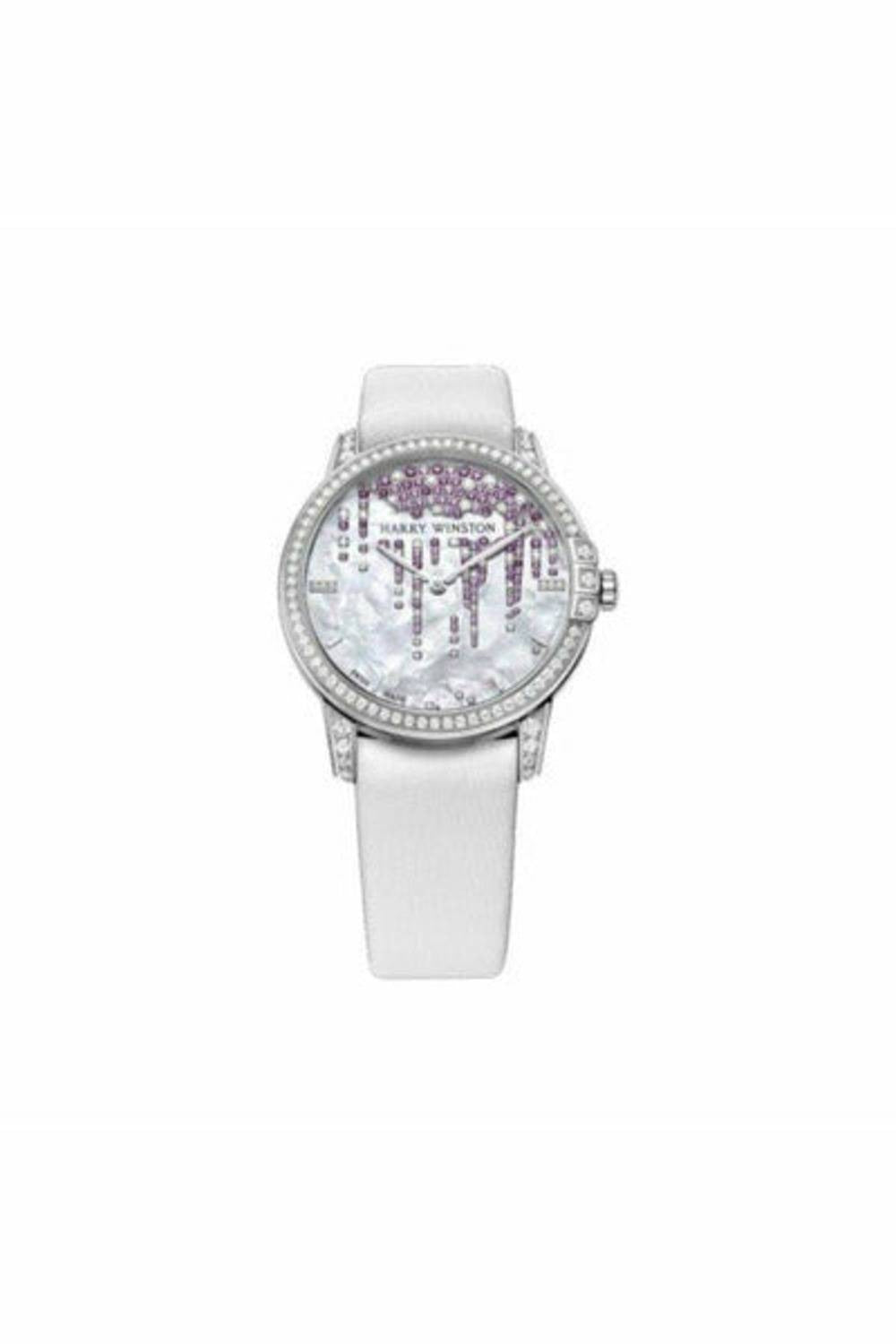 harry winston midnight 18kt white gold 36mm ladies watch-DUBAILUXURYWATCH