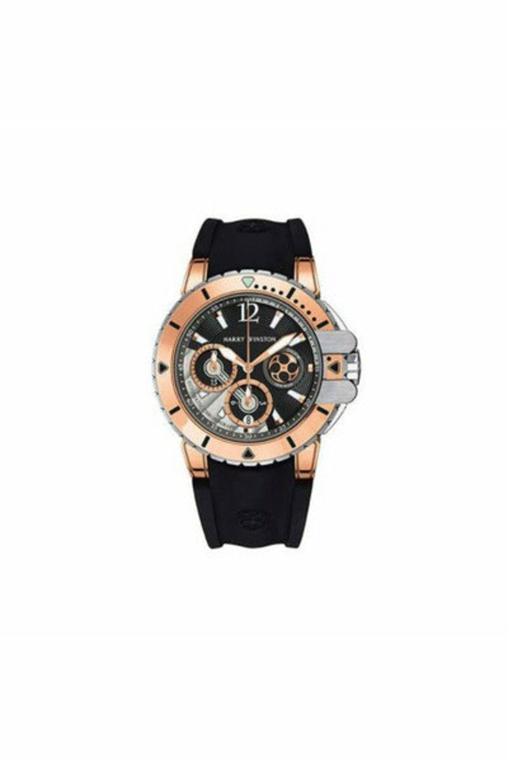 harry winston ocean 18kt rose gold zalium 44mm men's watch-DUBAILUXURYWATCH