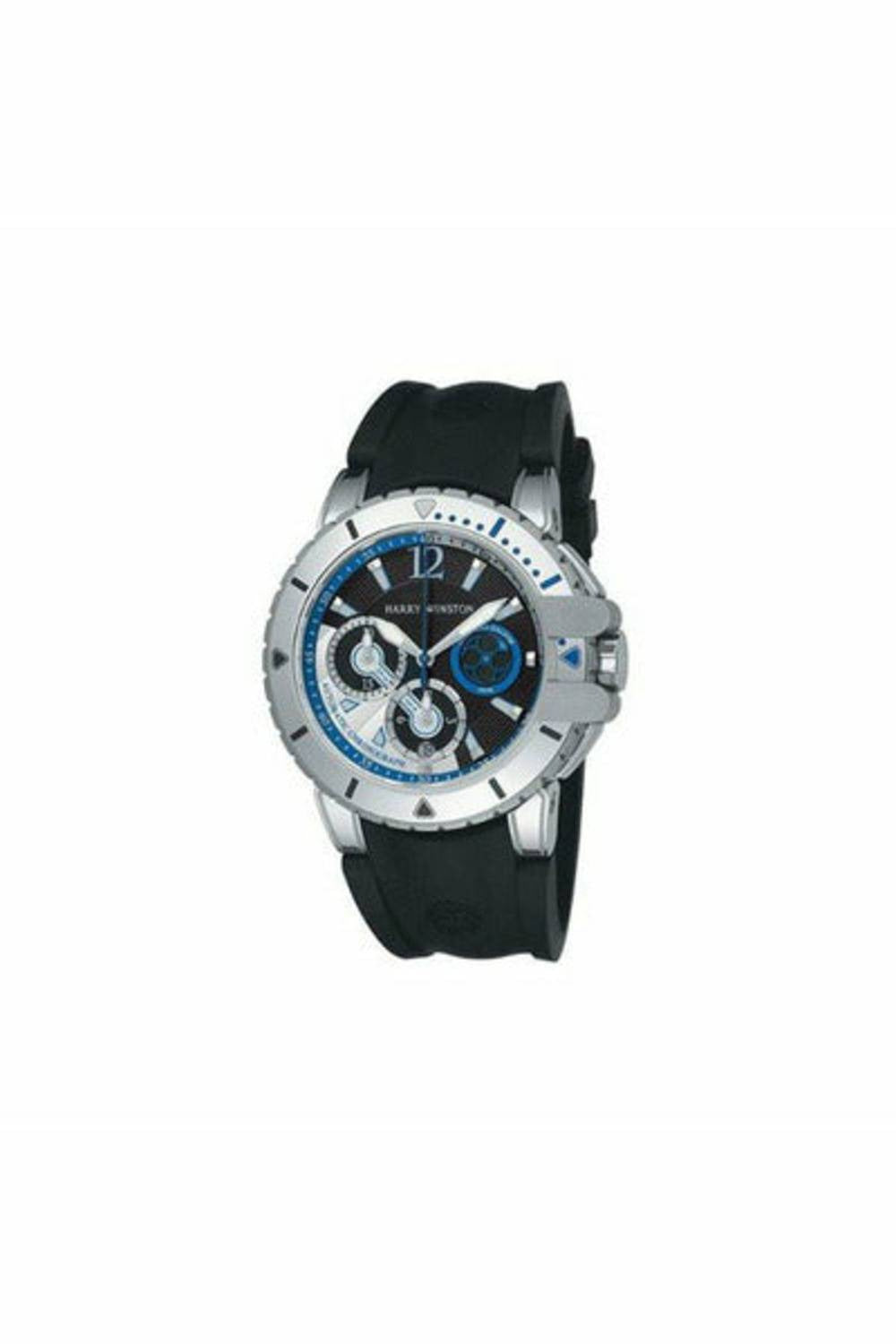 harry winston ocean diver 44mm zalium and 18kt white gold men's watch-DUBAILUXURYWATCH