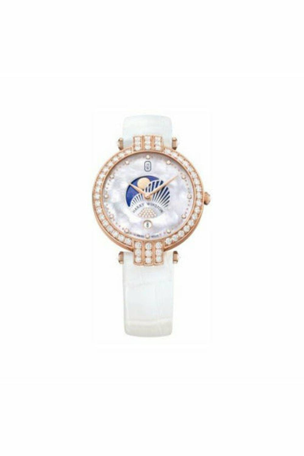 harry winston premier 18kt rose gold 36mm ladies watch-DUBAILUXURYWATCH