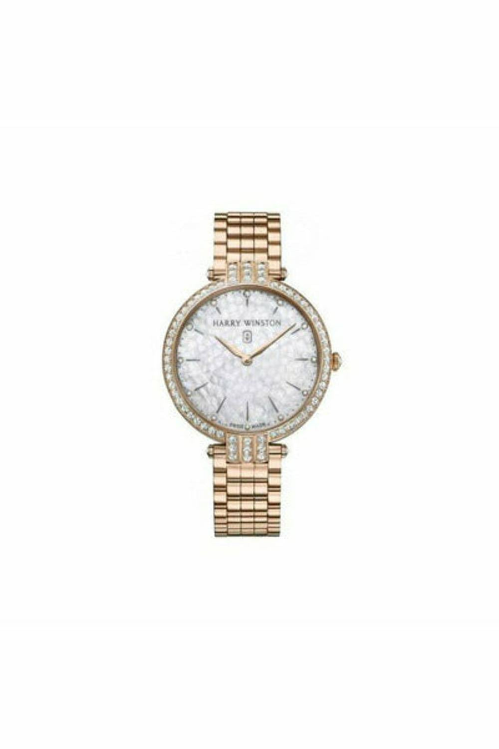 harry winston premier 18kt rose gold 39mm ladies watch-DUBAILUXURYWATCH