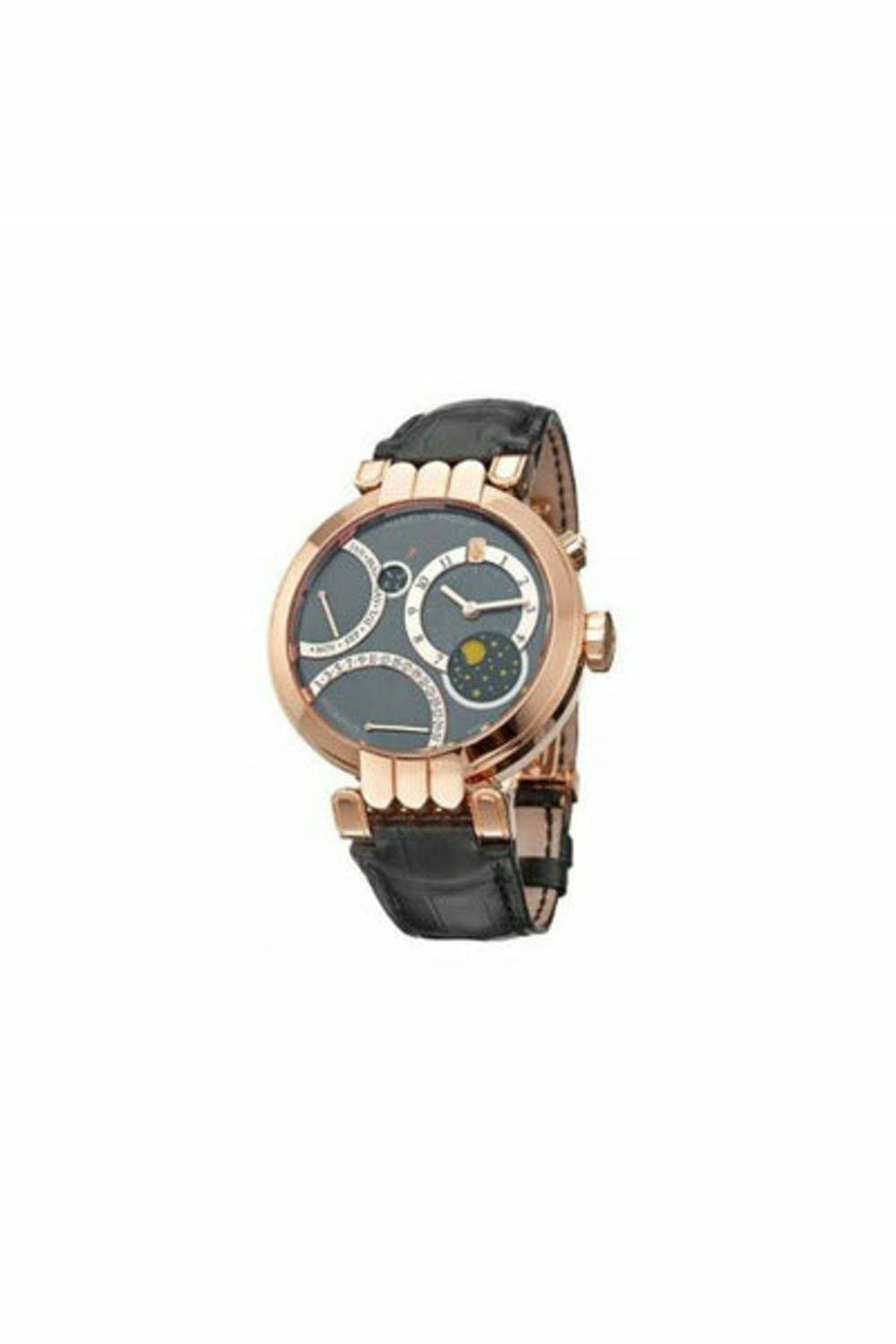 harry winston premier excenter perpetual calendar 41mm 18kt rose gold men's watch-DUBAILUXURYWATCH