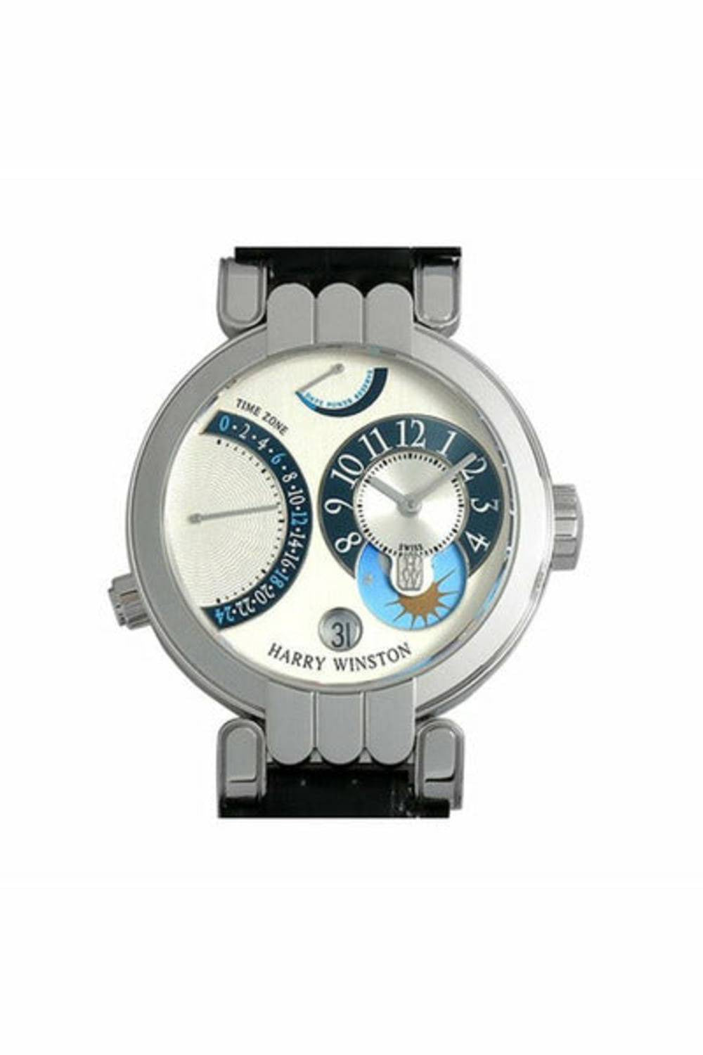 harry winston premier excenter time zone ref. 200-mmtz39w-DUBAILUXURYWATCH