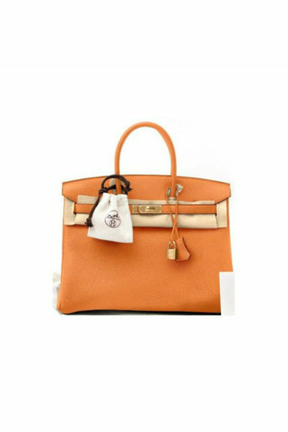 hermes birkin 25 orange togo leather gold hw handbag-DUBAILUXURYWATCH