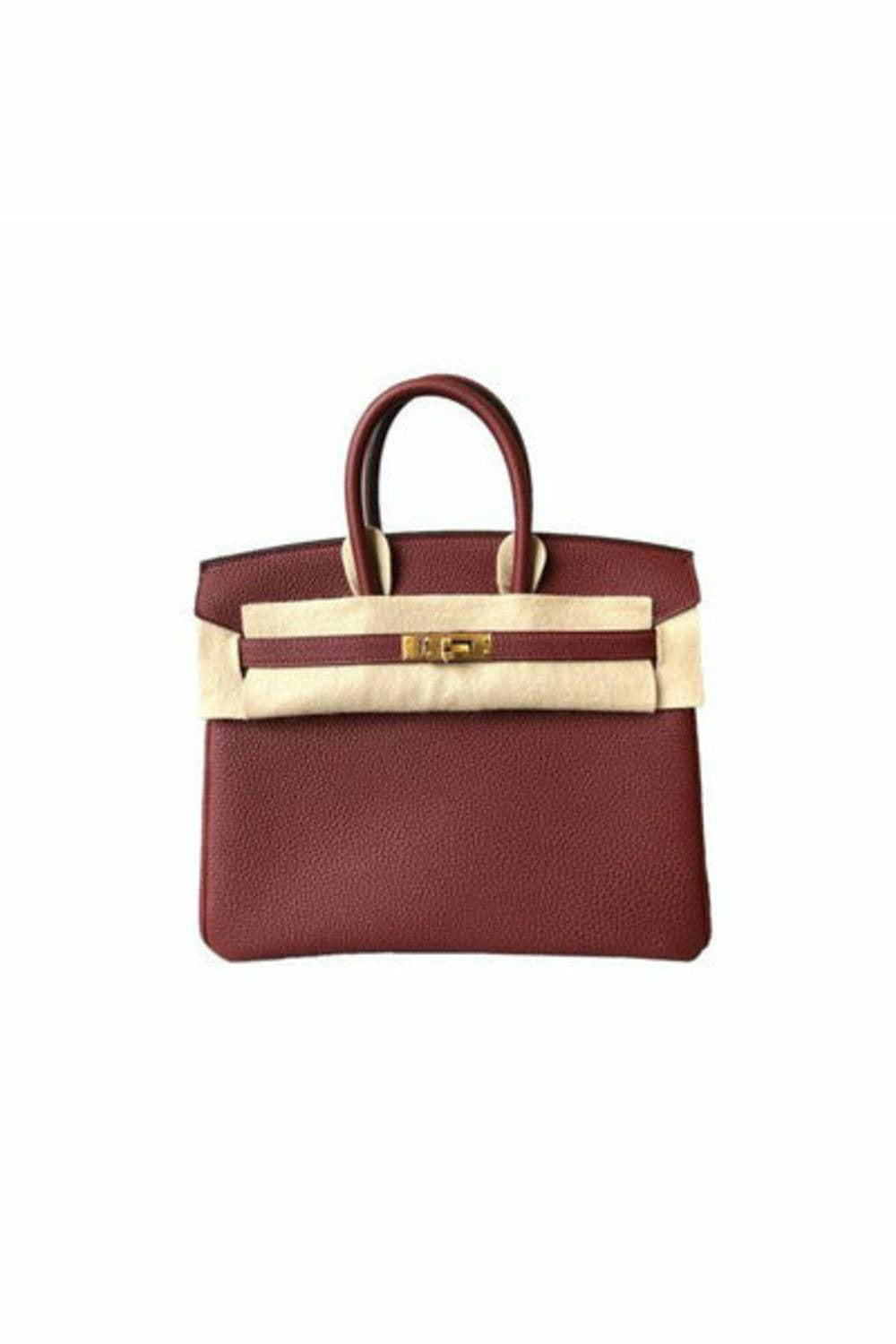 hermes birkin 25 rouge h togo leather with gold hardware handbag-DUBAILUXURYWATCH