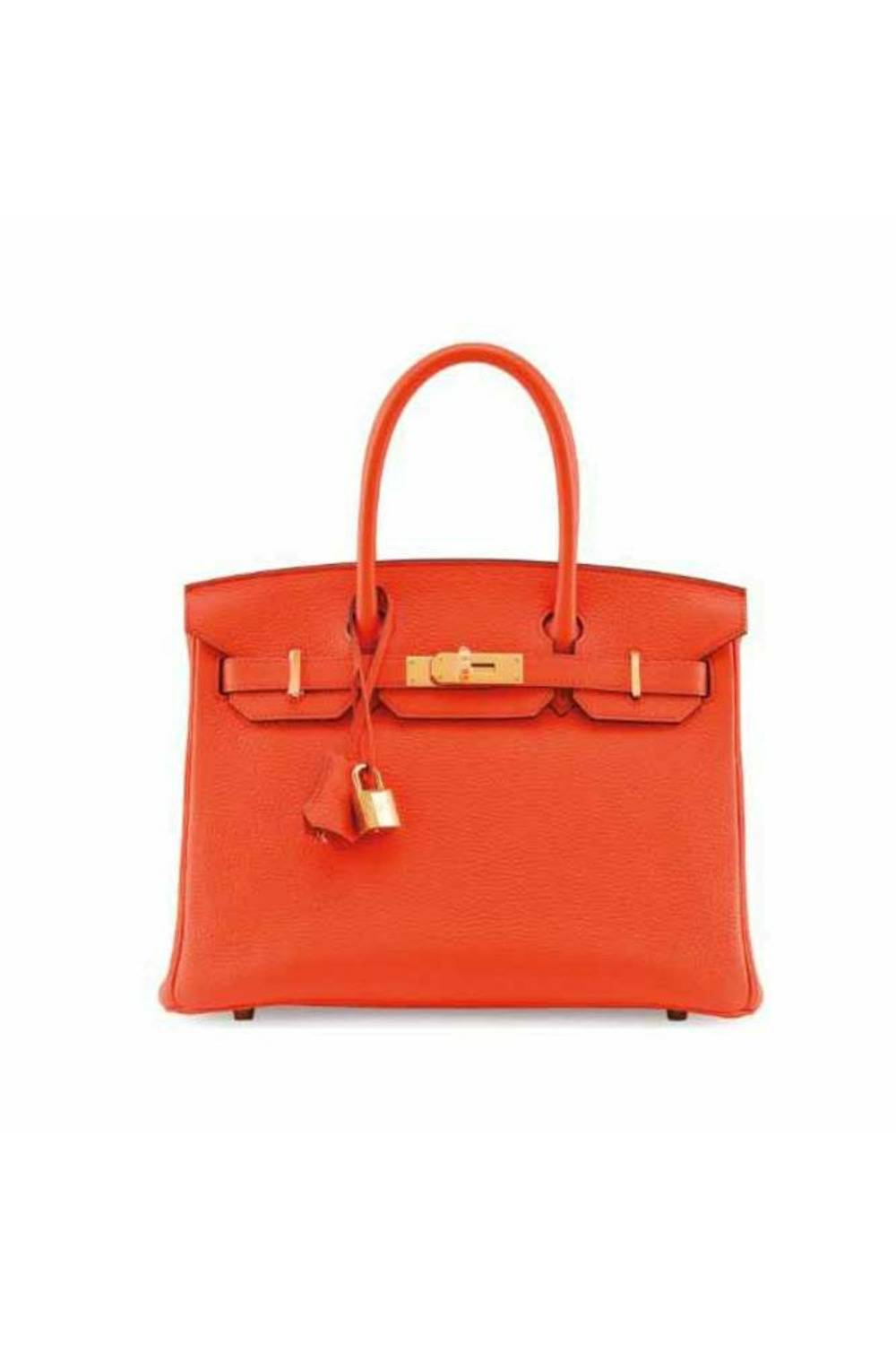 hermes birkin 30 orange poppy togo leather with gold hardware handbag-DUBAILUXURYWATCH