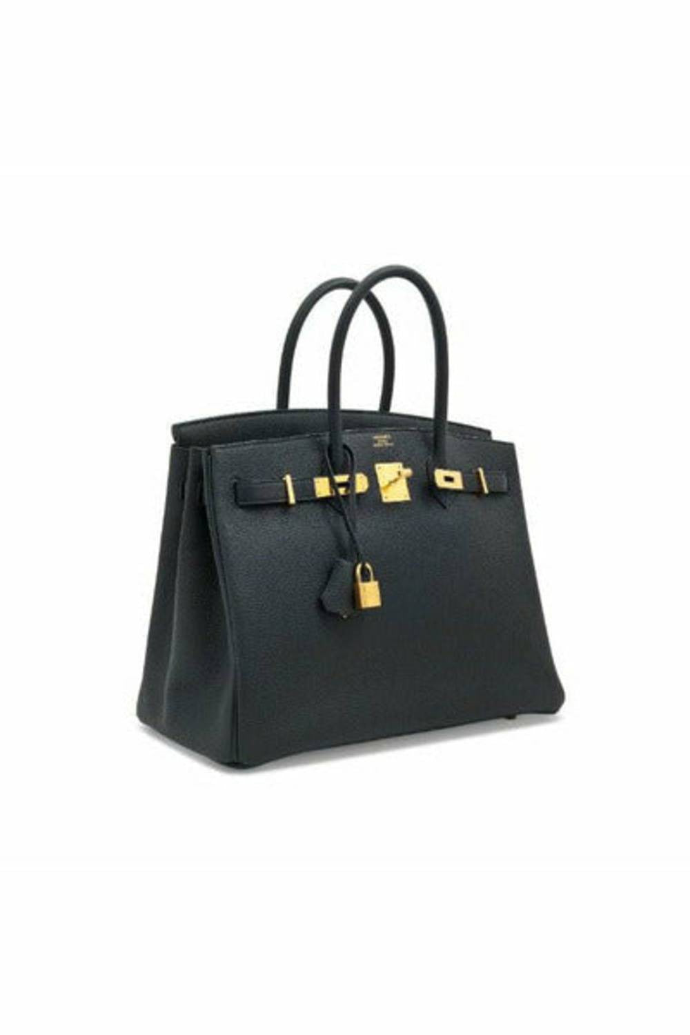 hermes birkin 35 black togo leather with gold hardware handbag-DUBAILUXURYWATCH