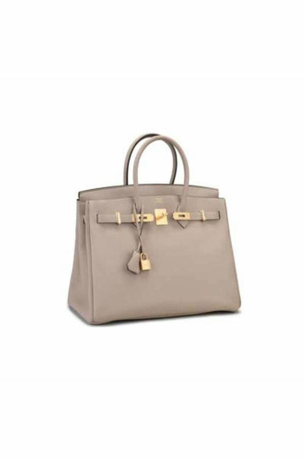 hermes birkin 35 gris tourterelle togo gold hardware handbag-DUBAILUXURYWATCH