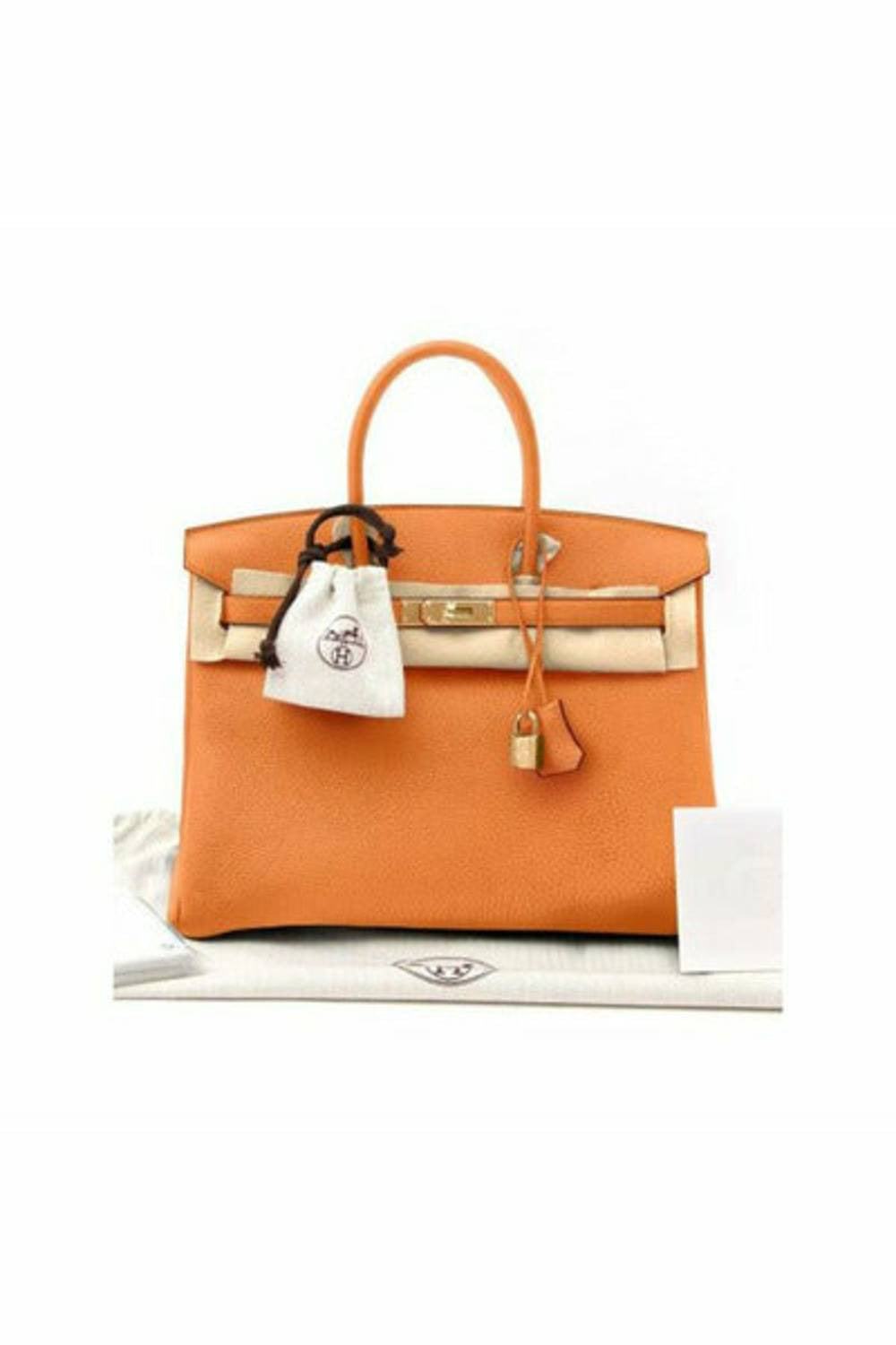 hermes birkin 35 orange poppy togo leather with gold hardware handbag-DUBAILUXURYWATCH