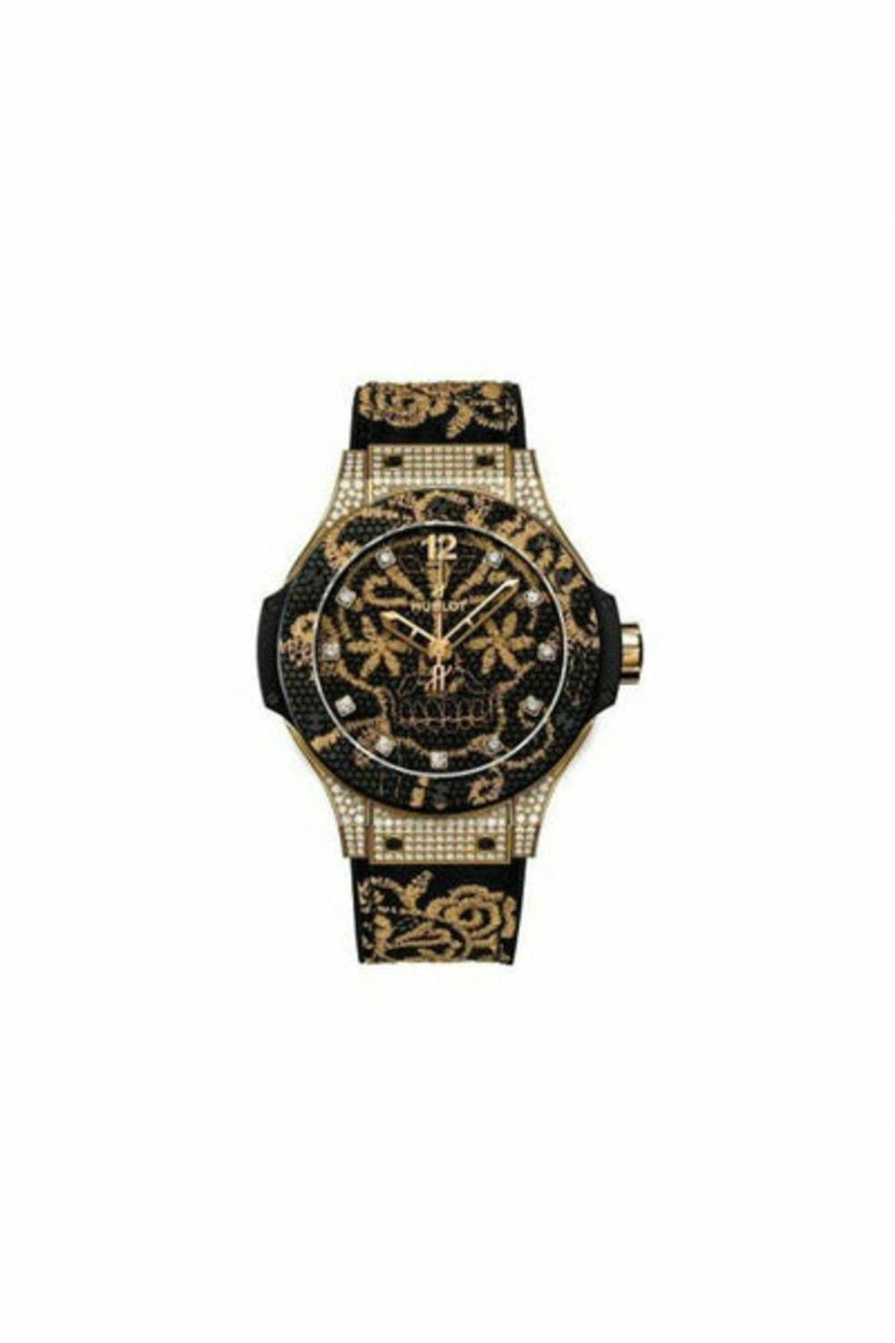 hublot big bang broderie limited edition of 200 pieces 18kt yellow gold 41mm ladies watch-DUBAILUXURYWATCH