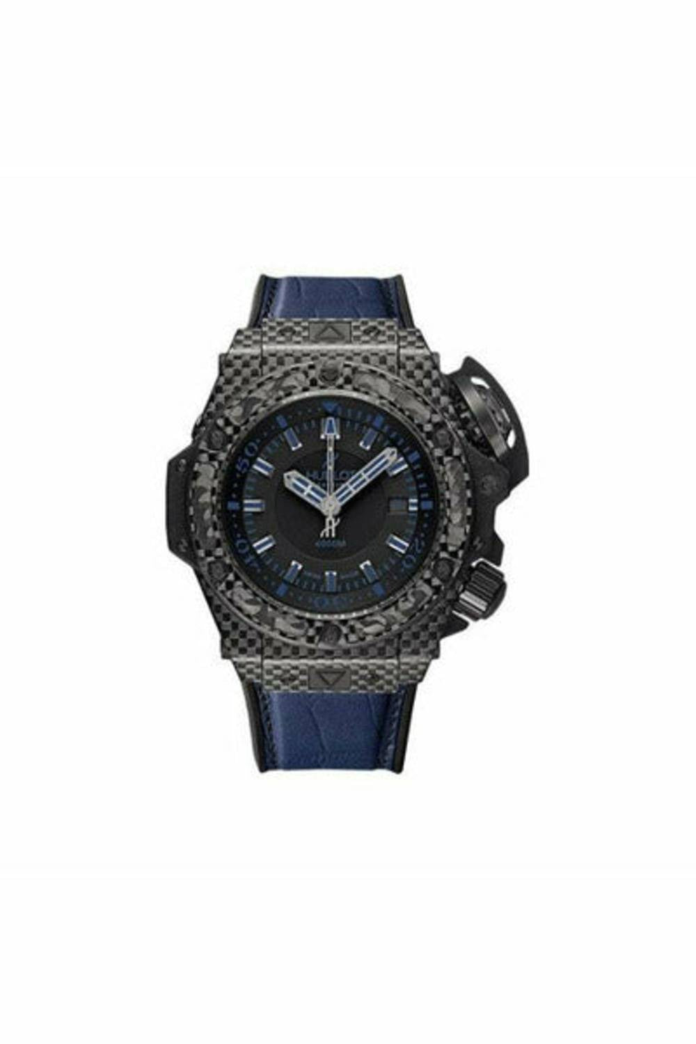 hublot big bang king power oceanographic 4000 all black blue limited edition of 500 48mm men's watch-DUBAILUXURYWATCH