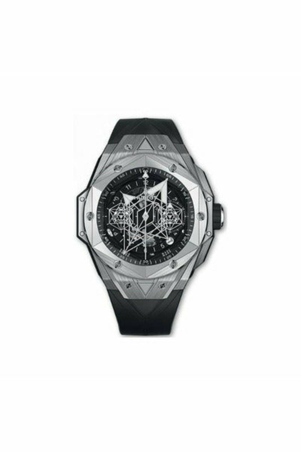 hublot big bang unico sang bleu ii 45mm titanium men's watch-DUBAILUXURYWATCH