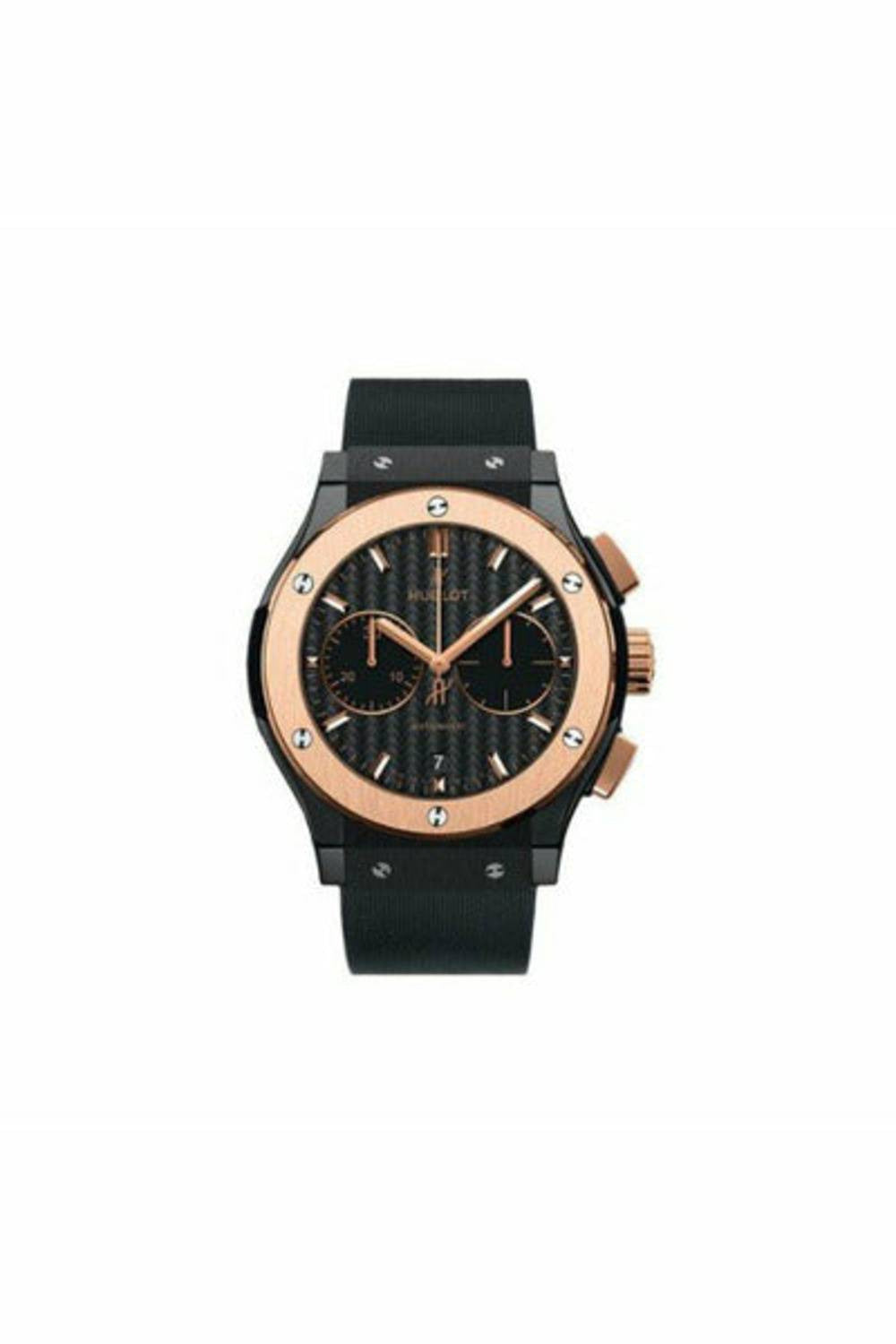 hublot classic fusion 18kt black ceramic 45mm men's watch-DUBAILUXURYWATCH