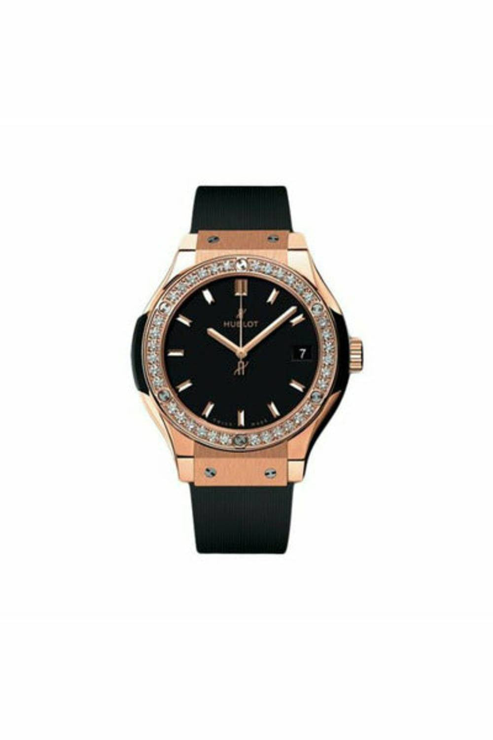 hublot classic fusion 33mm 18k rose gold ladies watch-DUBAILUXURYWATCH