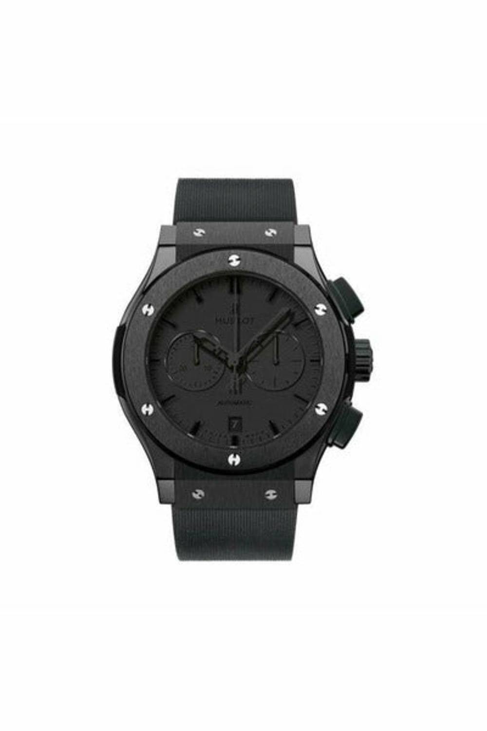 hublot classic fusion 42mm black rubber men's watch-DUBAILUXURYWATCH