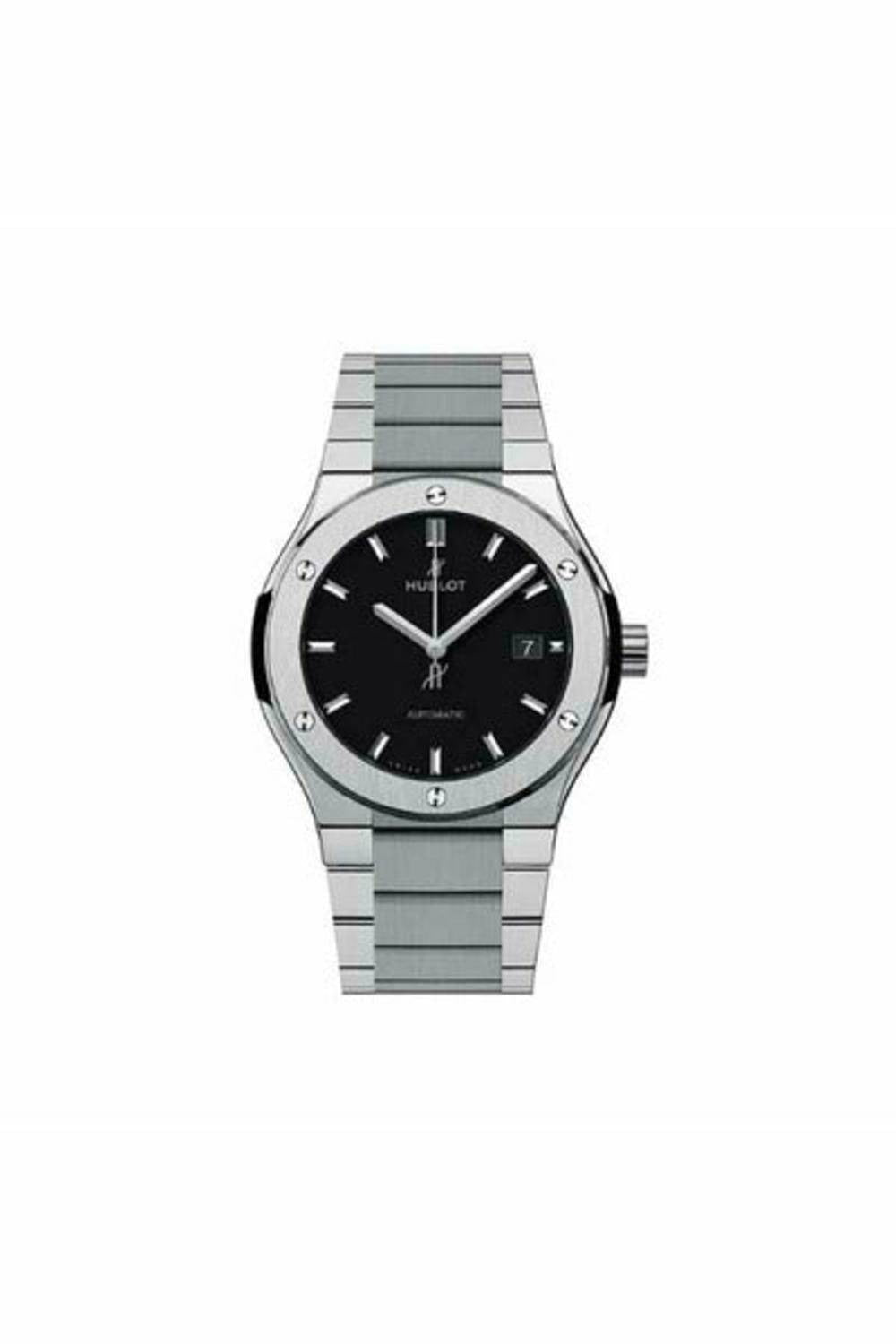 hublot classic fusion 42mm titanium men's watch-DUBAILUXURYWATCH