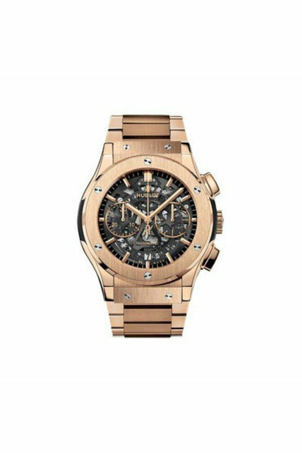 hublot classic fusion aerofusion chronograph 45mm 18kt rose gold mens watch-DUBAILUXURYWATCH