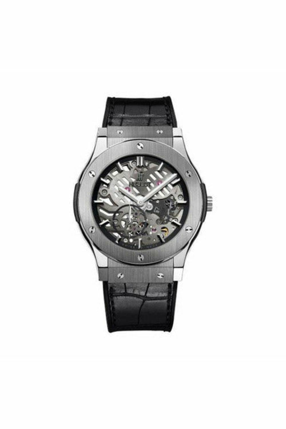 hublot classic fusion classico ultra thin 45mm titanium men's watch-DUBAILUXURYWATCH