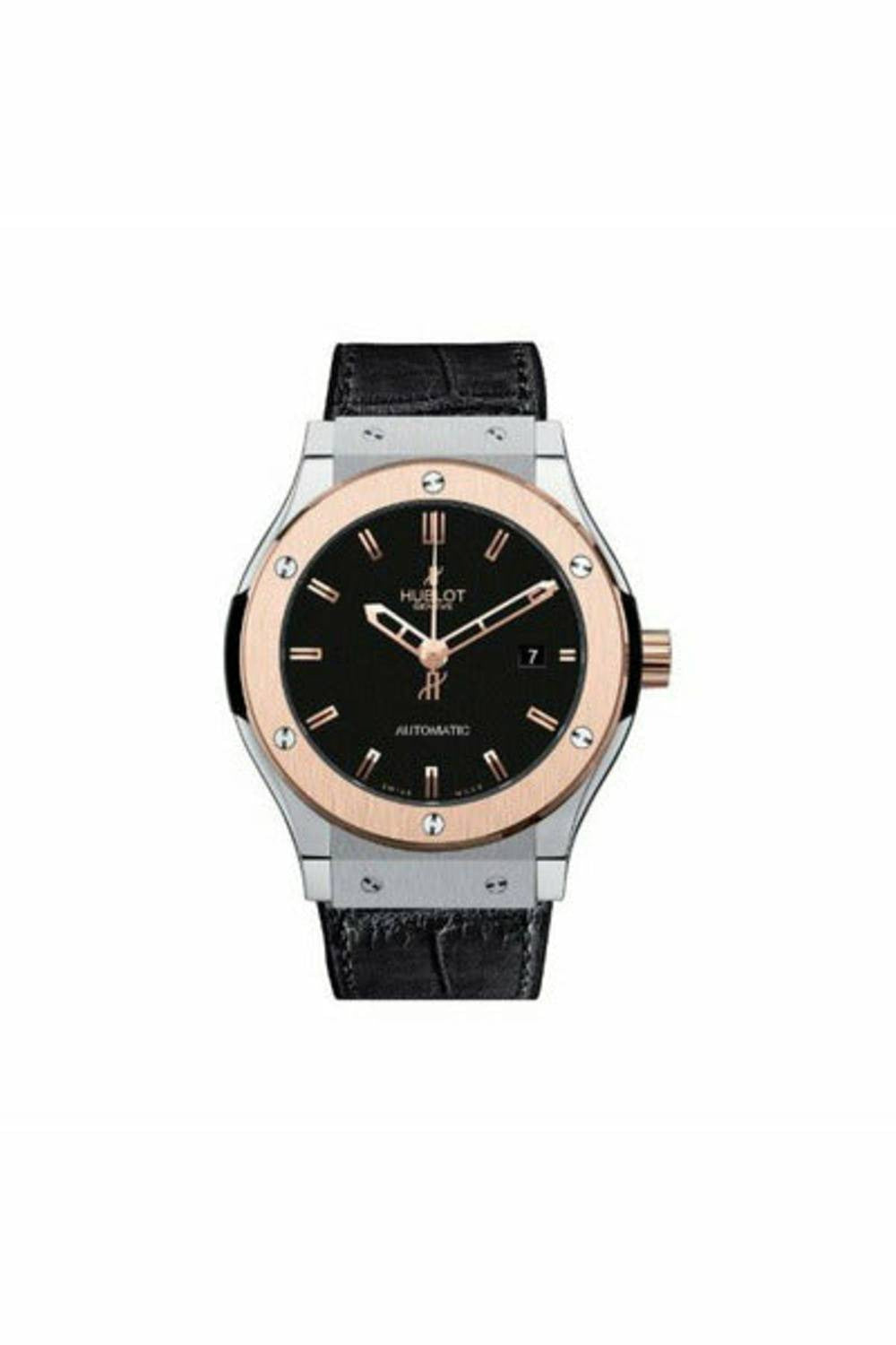 hublot classic fusion king gold 42mm titanium men's watch-DUBAILUXURYWATCH