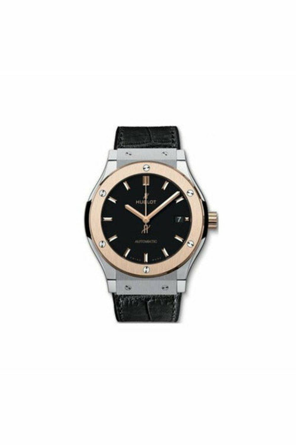 hublot classic fusion titanium & rose gold 45mm men's watch-DUBAILUXURYWATCH