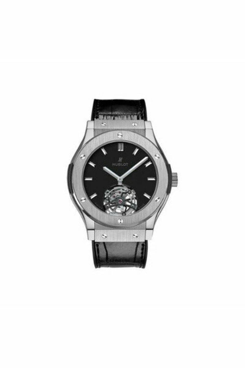 hublot classic fusion tourbillon titanium 45mm men's watch-DUBAILUXURYWATCH