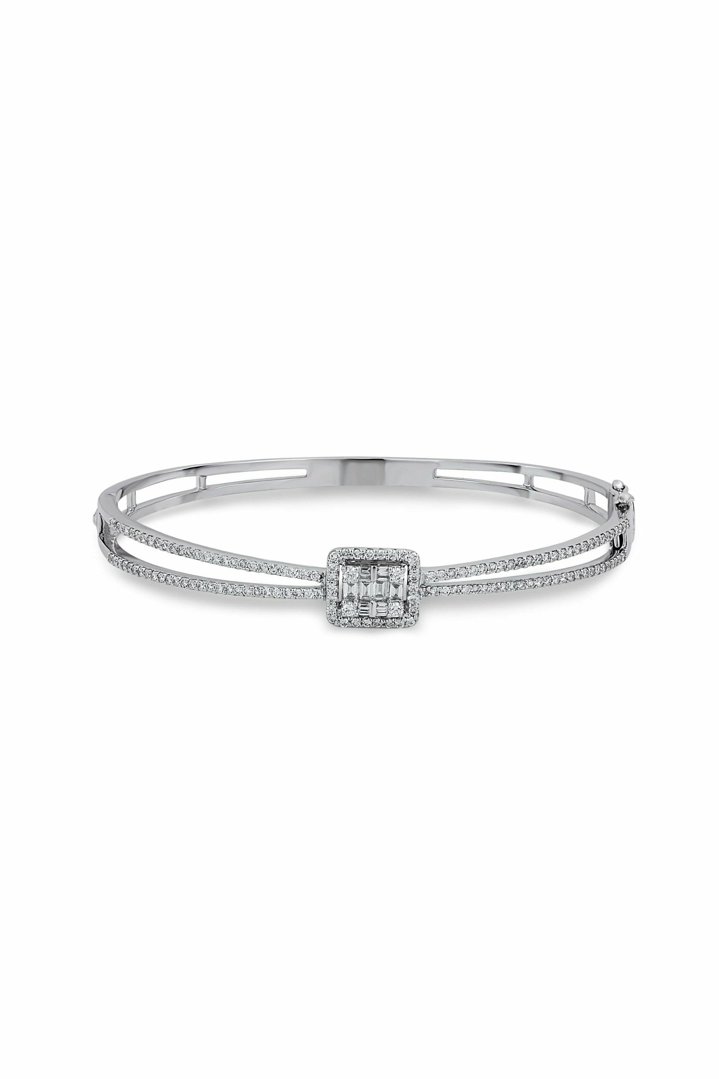 illusion square bangle-DUBAILUXURYWATCH