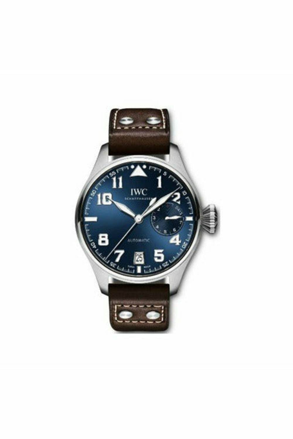 iwc big pilots edition le petit prince limited edition to 1000 pieces 46mm stainless steel men's watch-DUBAILUXURYWATCH