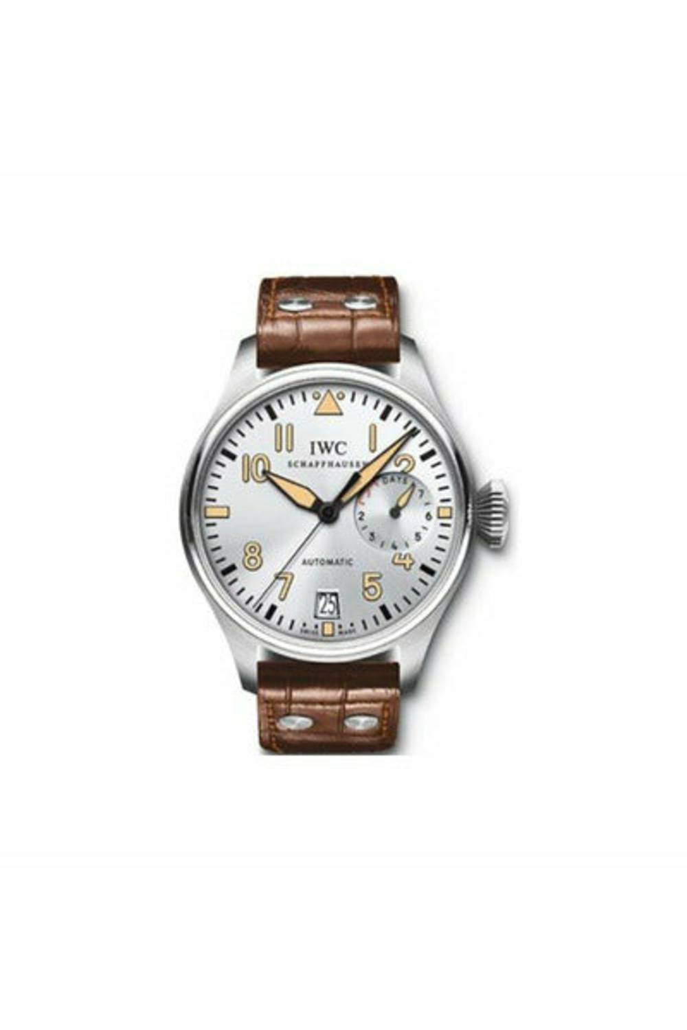 iwc pilot platinum 46mm men's watch-DUBAILUXURYWATCH