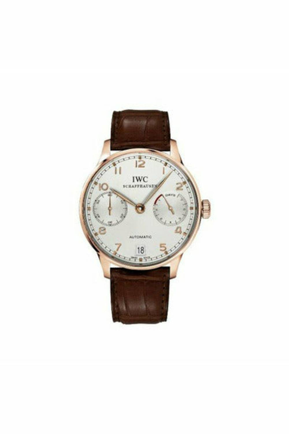 iwc portuguese 18kt rose gold 42mm men's watch-DUBAILUXURYWATCH