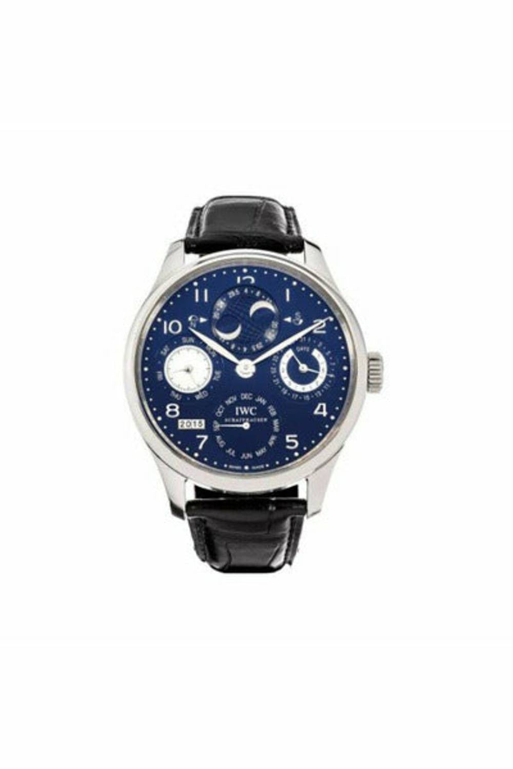 iwc portuguese 18kt white gold 44mm men's watch-DUBAILUXURYWATCH