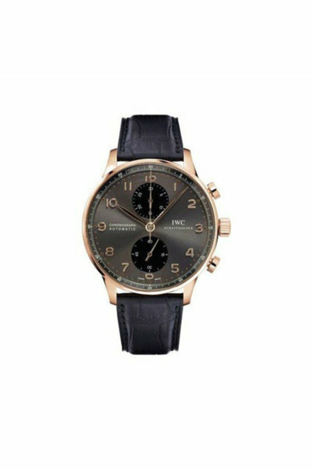 iwc portuguese chronograph 40.9mm 18kt rose gold men's watch-DUBAILUXURYWATCH