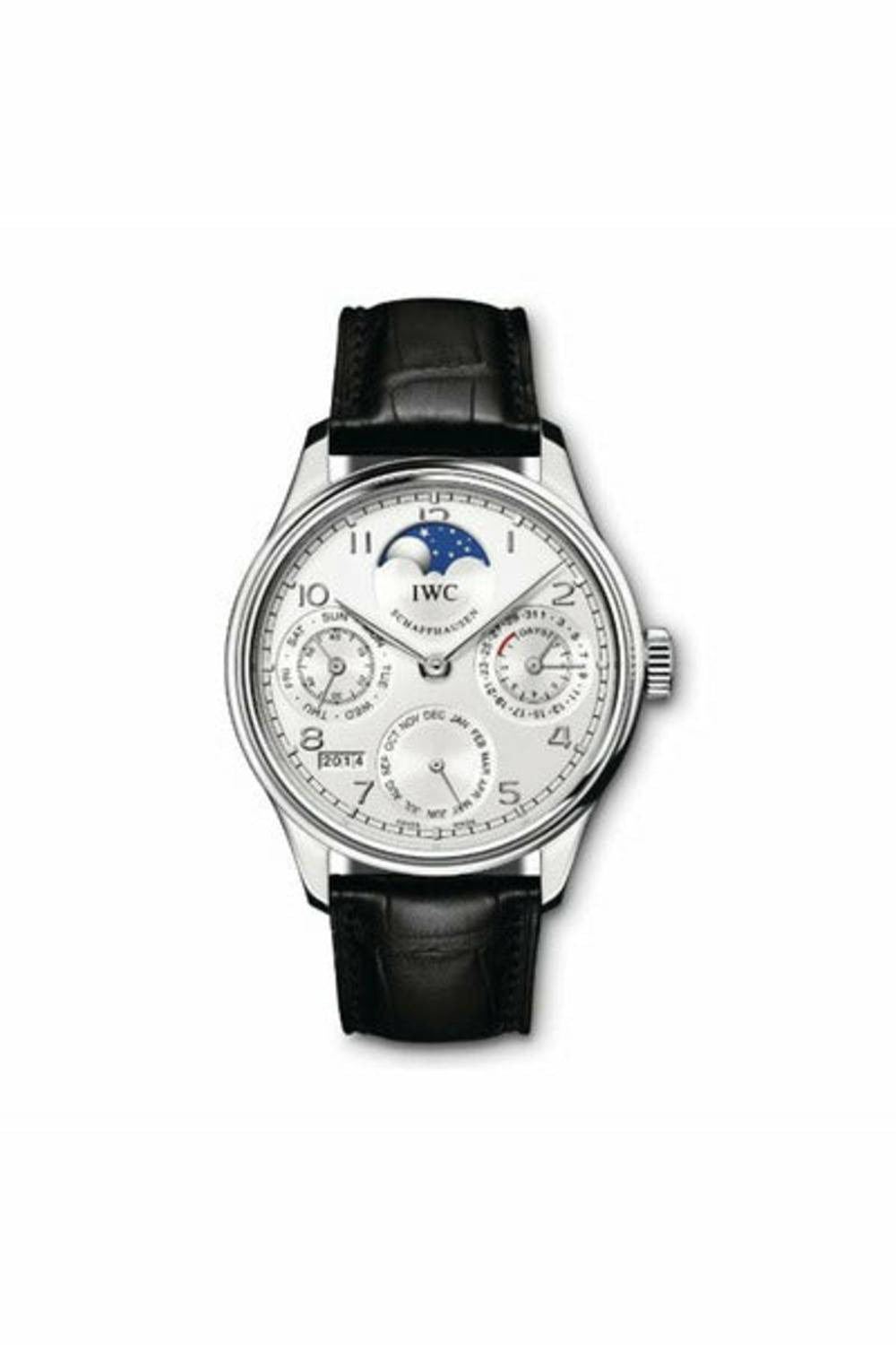 iwc portuguese perpetual calendar platinum ref. iw502305-DUBAILUXURYWATCH