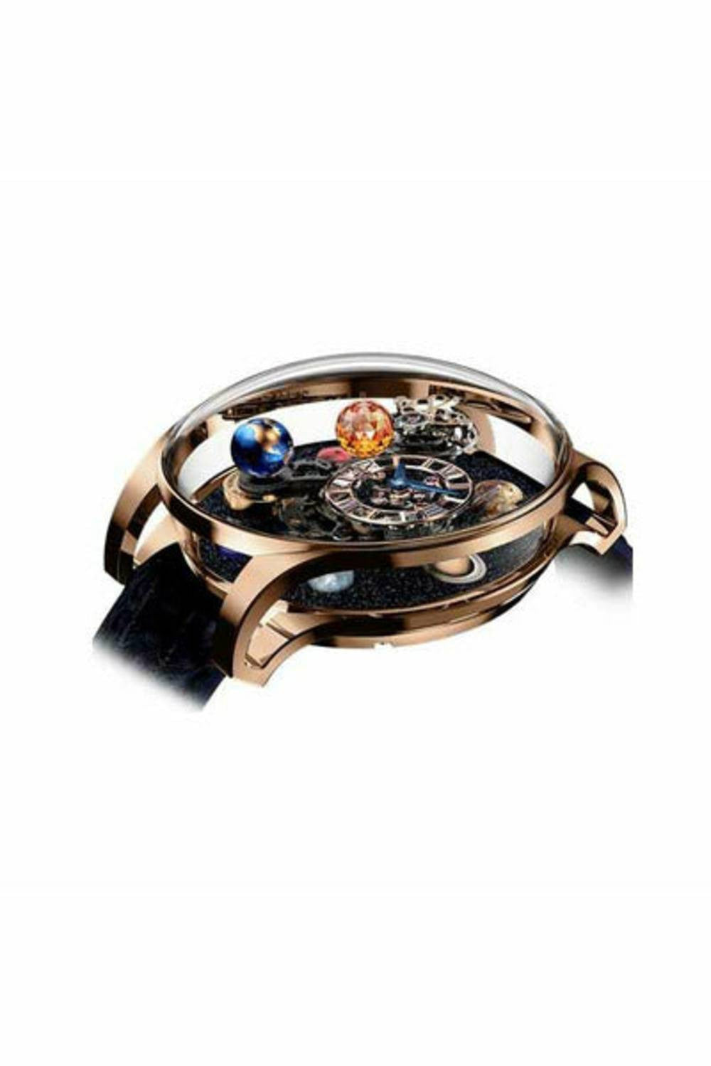 jacob & co. astronomia solar planets limited edition 44.5mm 18kt rose gold/sapphire men's watch-DUBAILUXURYWATCH