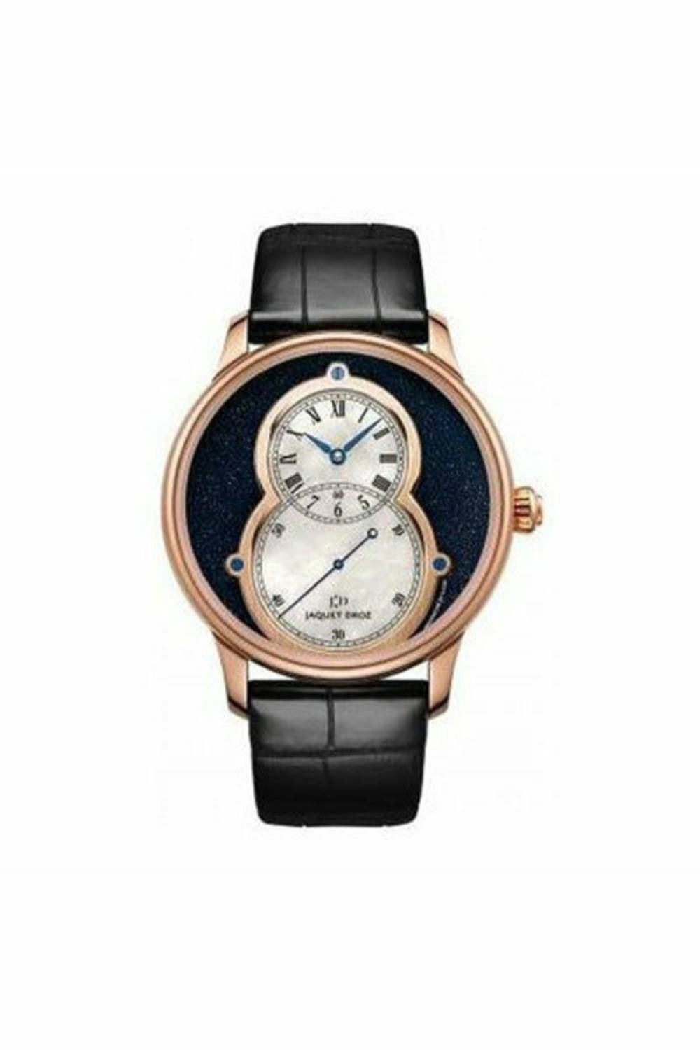 jaquet droz grande seconde circled 43mm 18kt rose gold men's watch-DUBAILUXURYWATCH