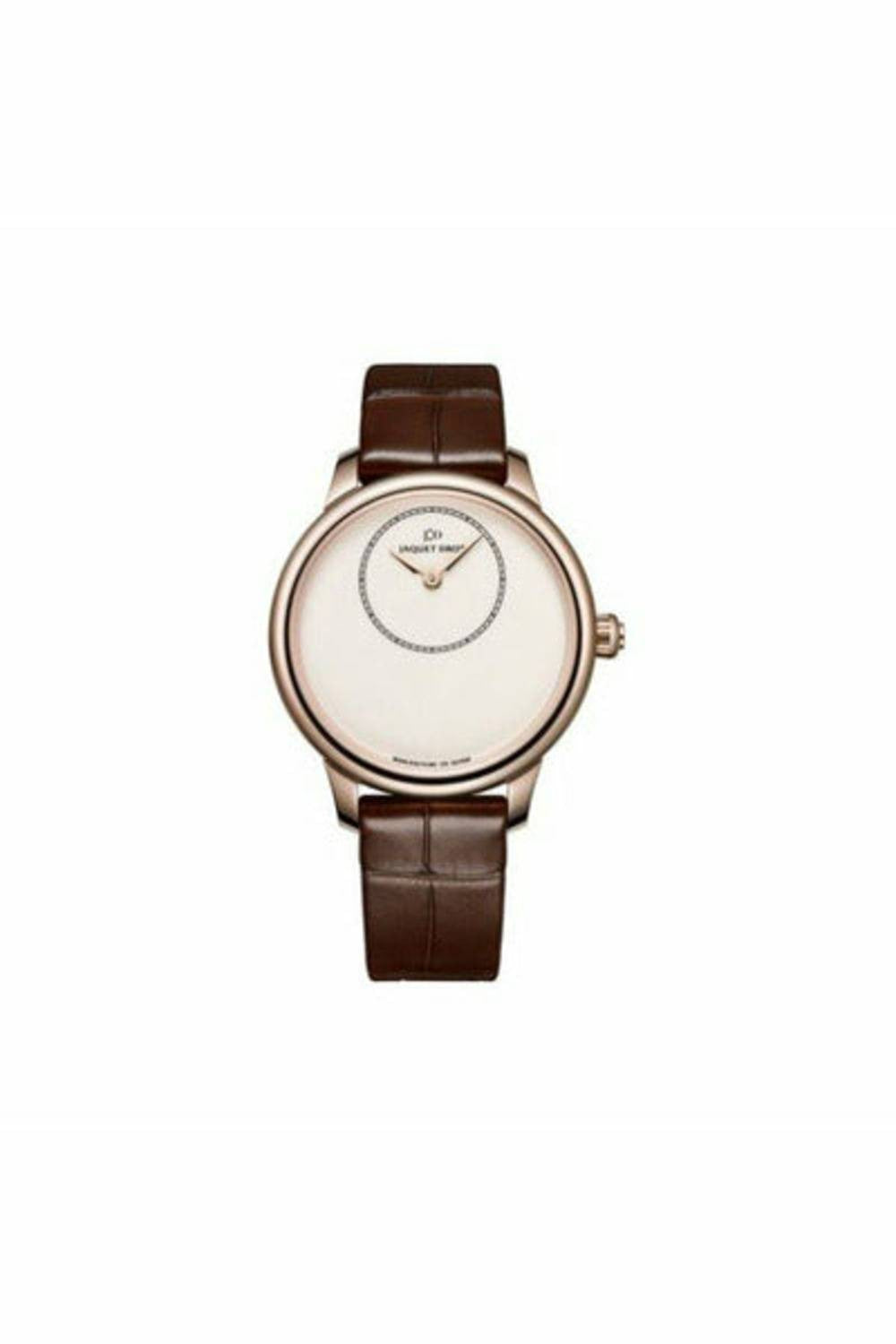 jaquet droz petite heure 18kt rose gold 35mm ladies watch-DUBAILUXURYWATCH