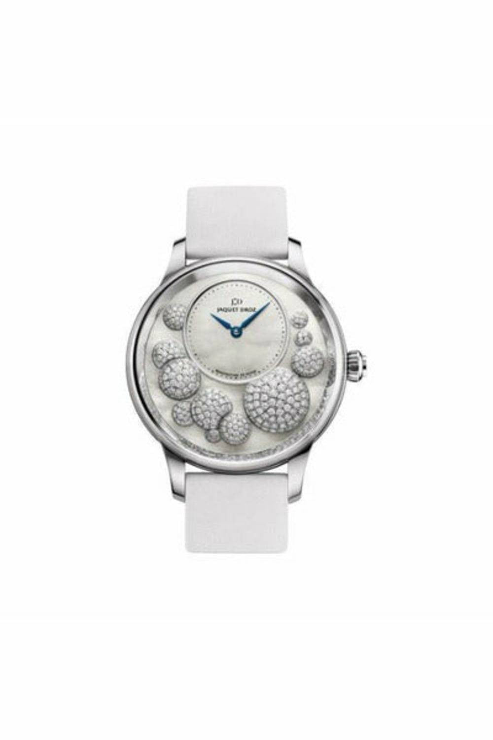 jaquet droz petite heure 18kt white gold 41mm ladies watch-DUBAILUXURYWATCH