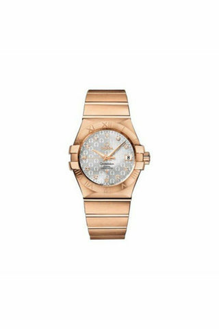 omega constellation 35mm 18kt rose gold men's watch-DUBAILUXURYWATCH