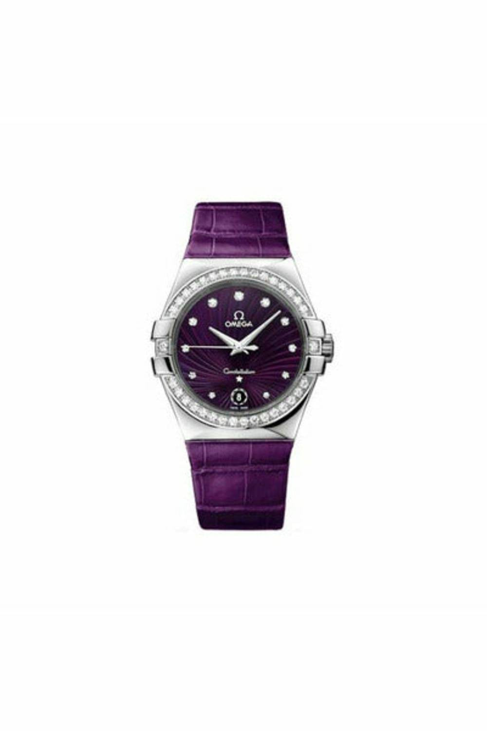 omega constellation 35mm stainless steel ladies watch-DUBAILUXURYWATCH