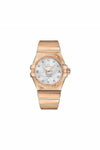 omega constellation co-axial 35mm 18kt rose gold ladies watch-DUBAILUXURYWATCH
