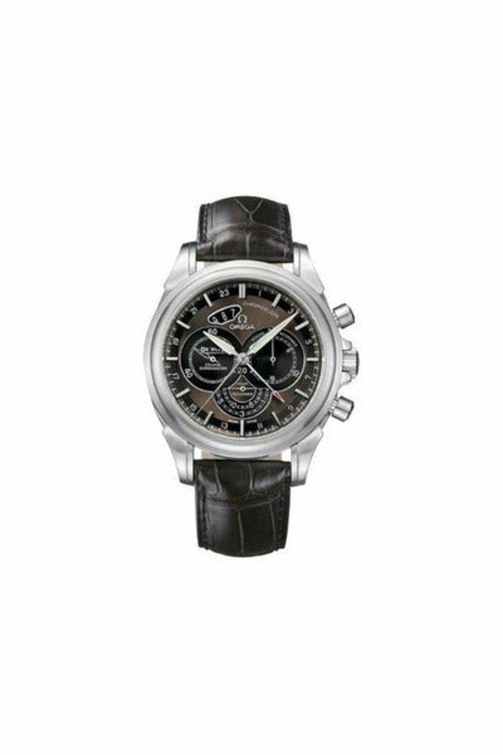 omega deville co-axial chronoscope gmt 44mm stainless steel men's watch-DUBAILUXURYWATCH