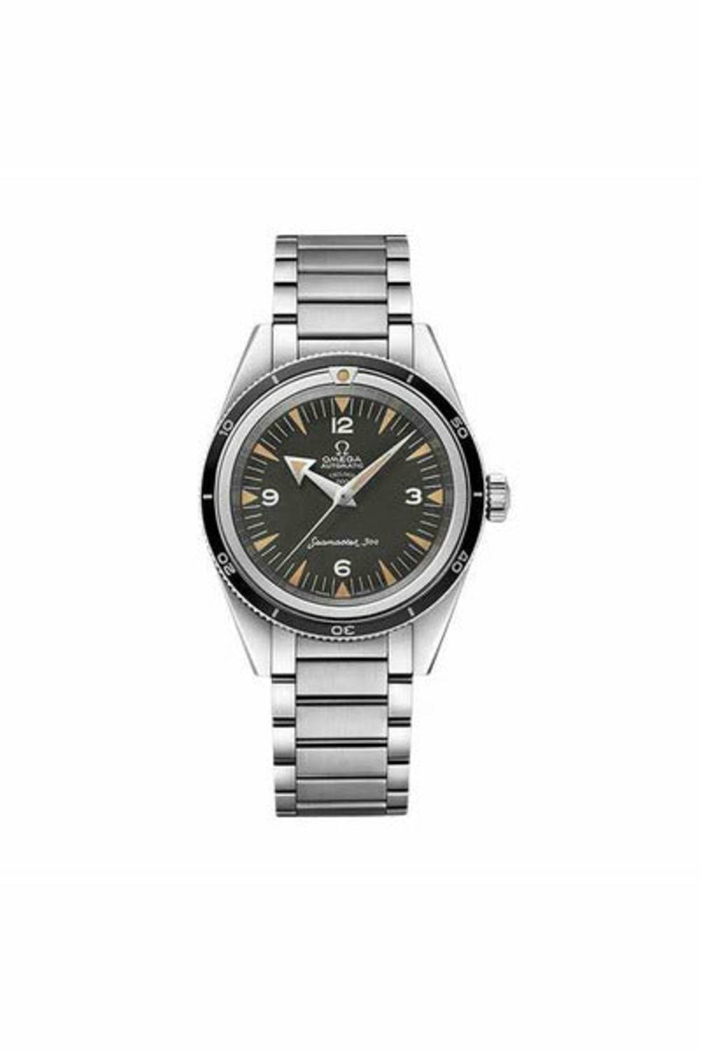 omega specialties the 1957 trilogy set limited edition 39mm stainless steel black tropical dial men's watch-DUBAILUXURYWATCH