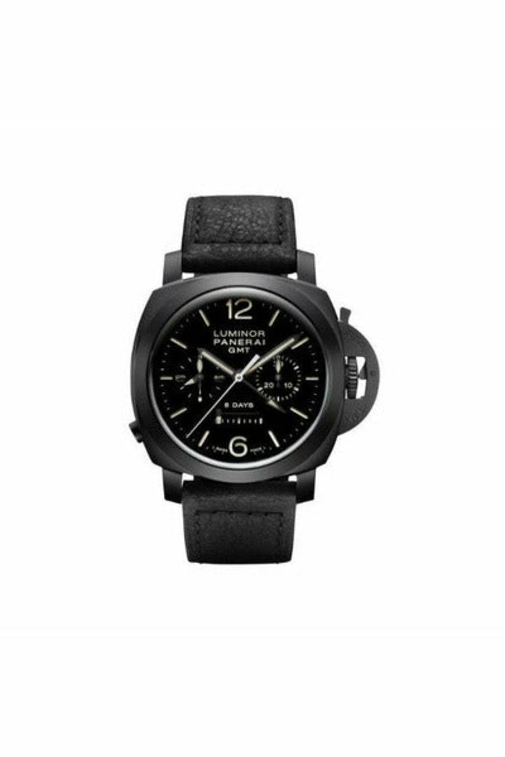 panerai luminor 1950 chrono monopulsante 8 days gmt ceramic 44mm men's watch-DUBAILUXURYWATCH