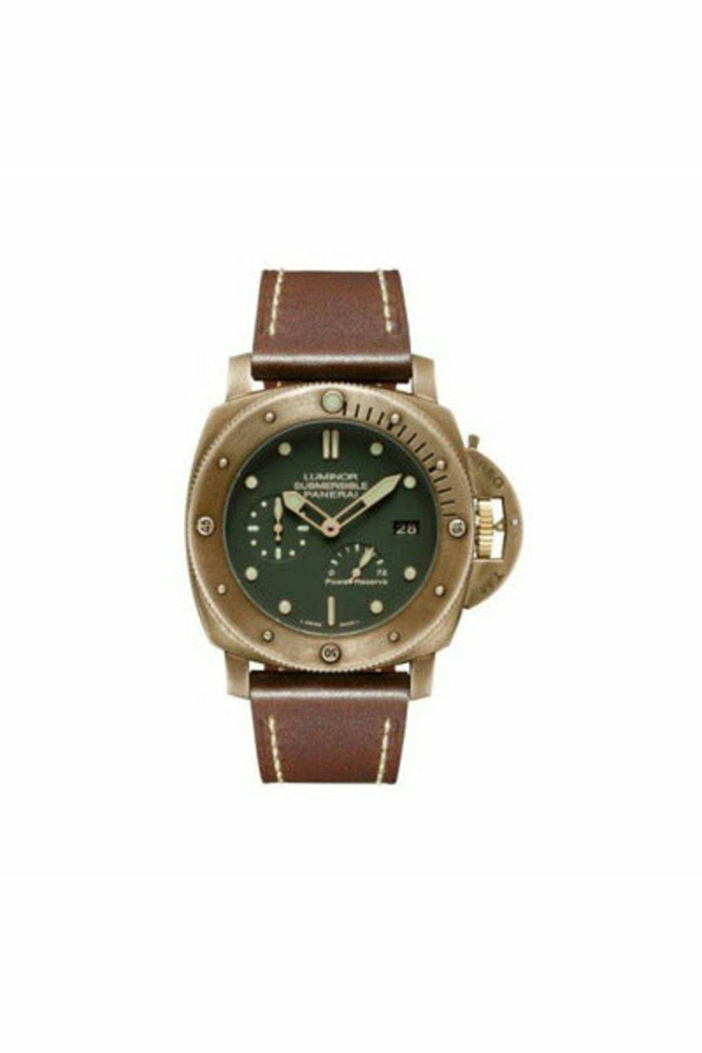 panerai luminor discontinued model bronze 47mm men's watch-DUBAILUXURYWATCH