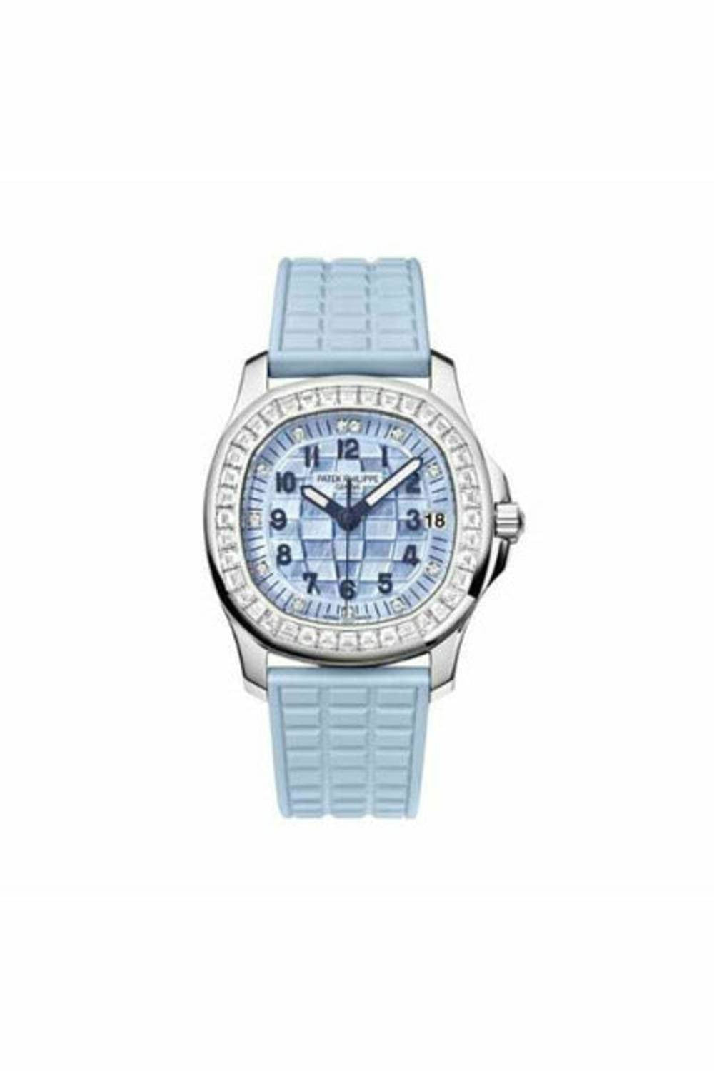 patek philippe aquanaut luce 18kt white gold ladies watch ref. 5072g-001-DUBAILUXURYWATCH