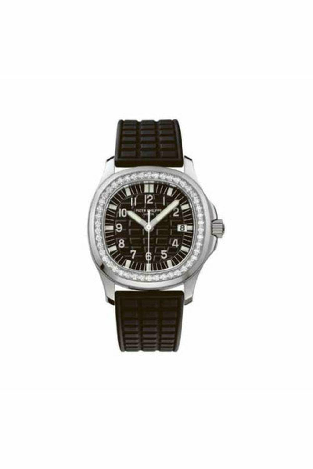 patek philippe aquanaut luce 5067a-001 stainless steel diamond bezel watch-DUBAILUXURYWATCH