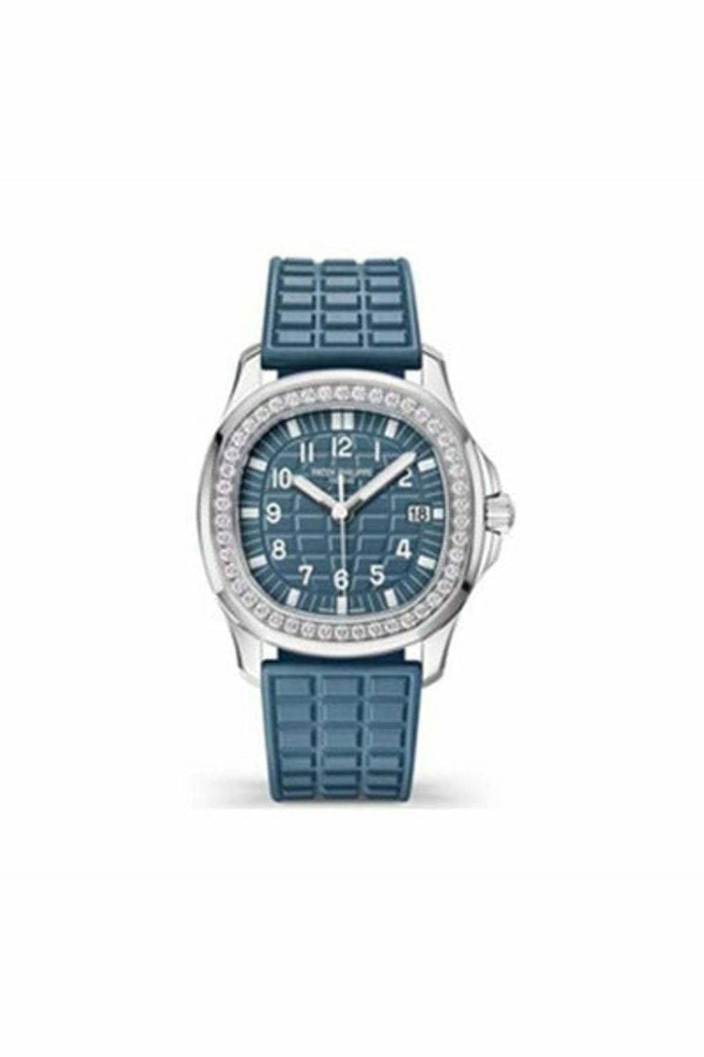 patek philippe aquanaut luce "misty blue" ladies watch-DUBAILUXURYWATCH