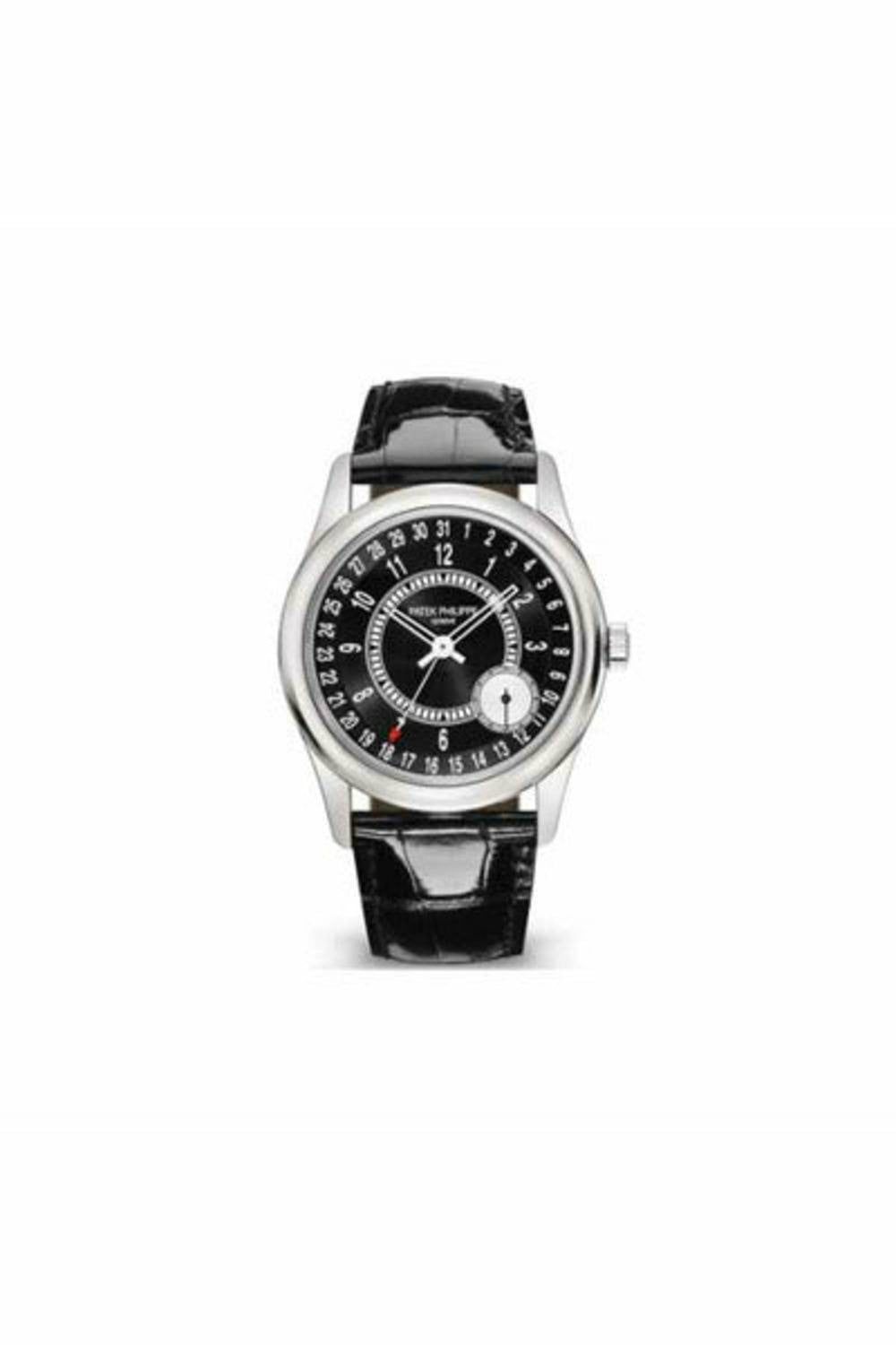 patek philippe calatrava 6006g-001 white gold men's watch-DUBAILUXURYWATCH