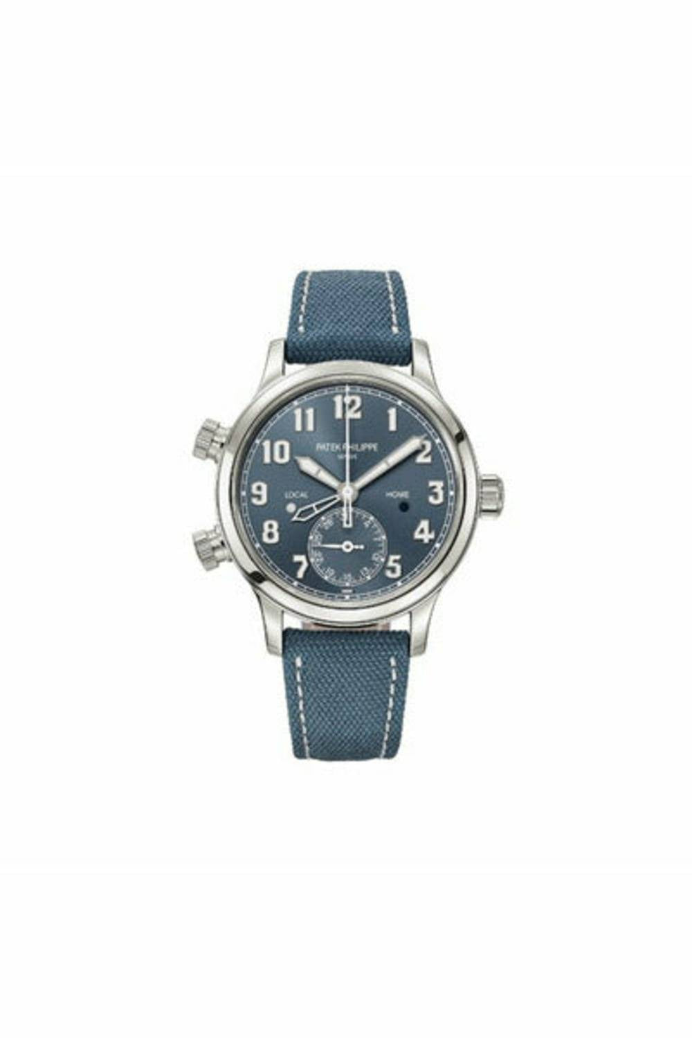 patek philippe calatrava pilot travel time singapore 2019 special edition ref. 7234a-001-DUBAILUXURYWATCH