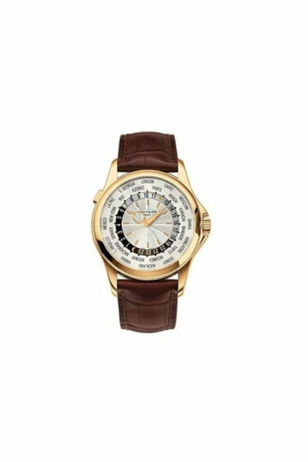 patek philippe complications 5130j-001 world time yellow gold men's watch-DUBAILUXURYWATCH